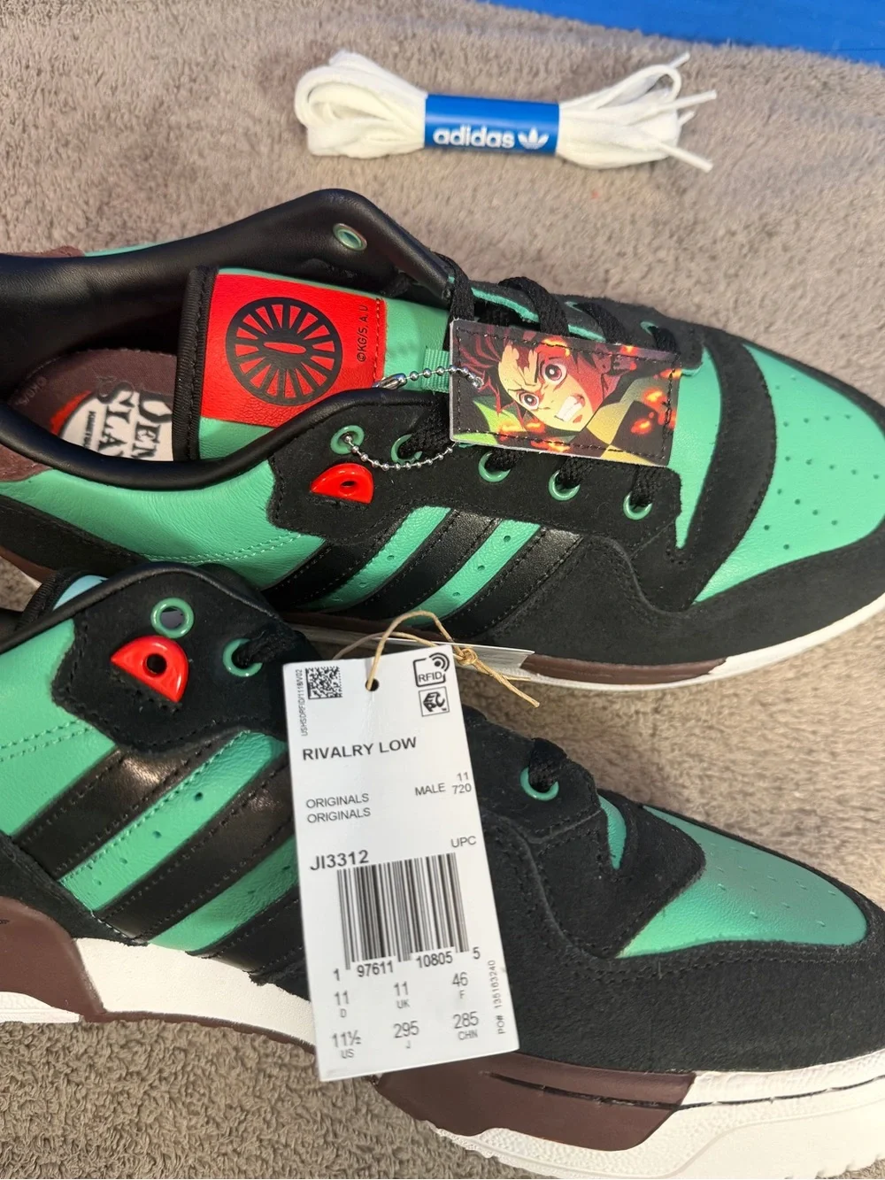 Adidas rivalry low Demon Slayer tajiro  Brand new